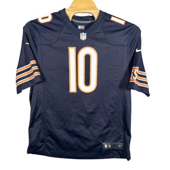 Nike On Field‎ Chicago Bears Mitchell Trubisky Football Jersey Mens XL - Picture 2 of 9